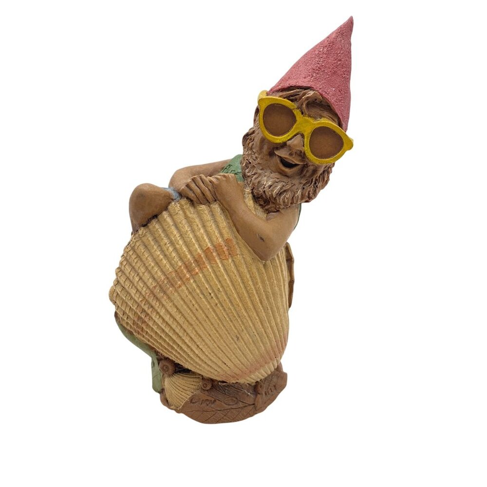 Tom Clark Gnome Aloe‎ Lifeguard 1990 sitting in shell Vintage 90s